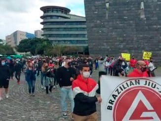 Тенерифе: протесты спортзалов и спортивных центров в столице против закрытия
