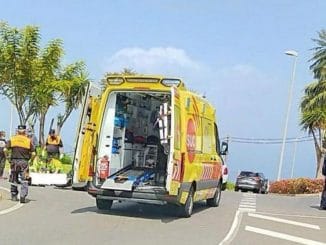 Guia de Isora: при падении на шоссе пострадал мотоциклист