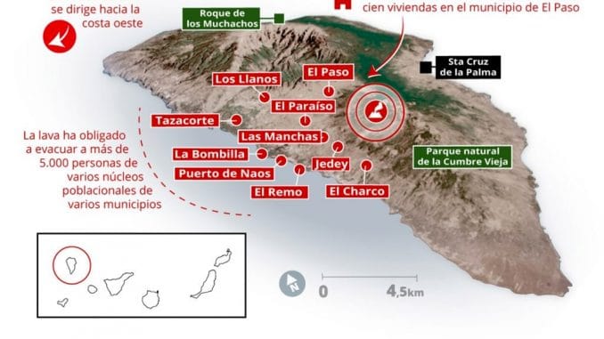 Лава ничего не оставляет на своём пути от вулкана к океану, Европа будет помогать Лава ничего не оставляет на своём пути от вулкана к океану, Европа будет помогать