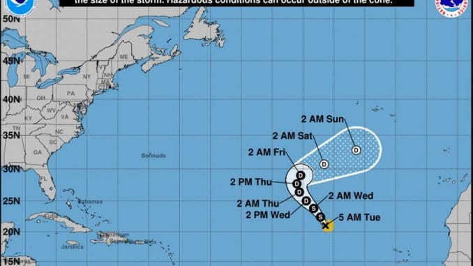 Тропический шторм Rose может вскоре достичь Канарских островов