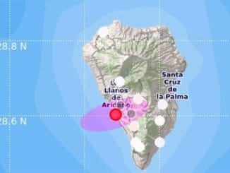 Новое землетрясение на La Palma - почувствовалось на всём острове