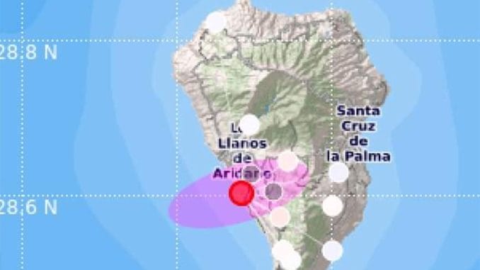 Новое землетрясение на La Palma - почувствовалось на всём острове Новое землетрясение на La Palma - почувствовалось на всём острове