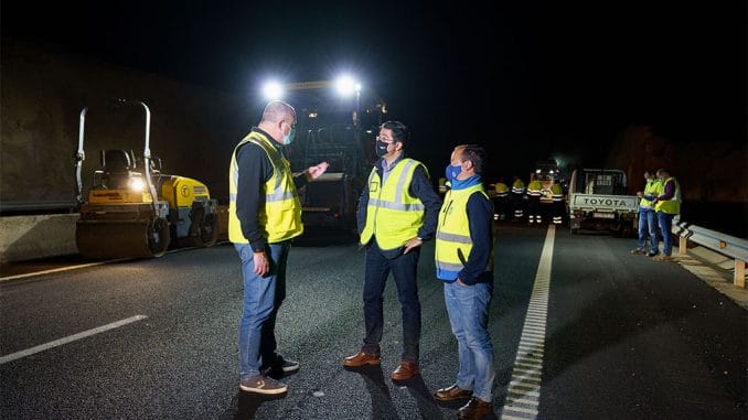 На Тенерифе продолжатся восстановительные работы на автостраде TF-1