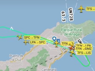 Тенерифе: самолет столкнулся со стаей голубей при взлете с северного аэропорта