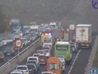 Каждый день похожая история: полный коллапс транспорта на трассе TF-1