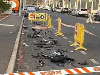 На севере Тенерифе в столкновении с автомобилем погиб мотоциклист