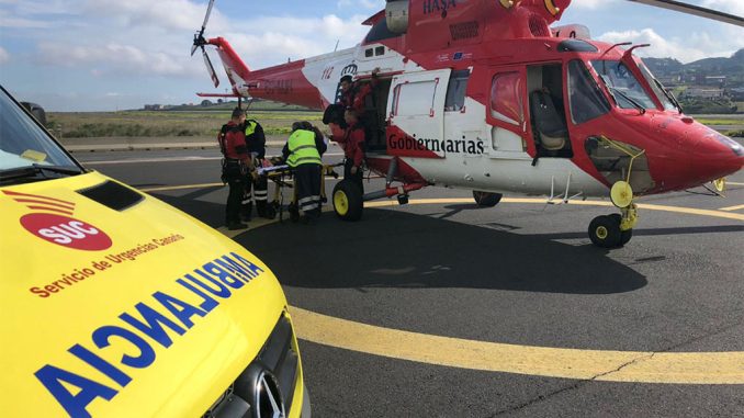 На острове Тенерифе при взлёте на параплане пострадал мужчина