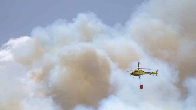 Пожар на Тенерифе: огонь находится вдали от городских районов, с ним борются