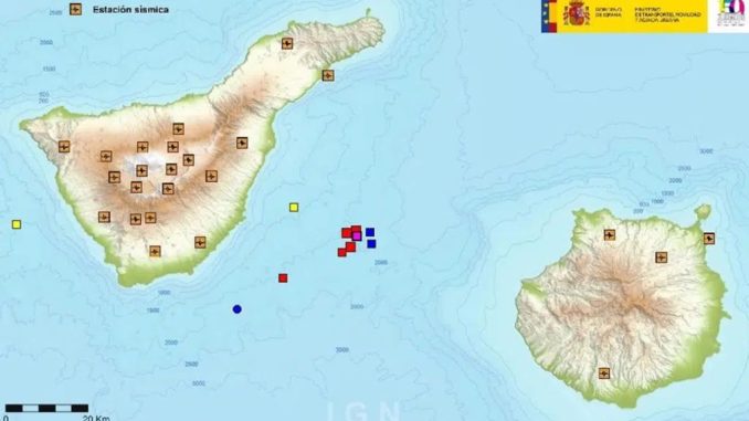Землетрясения между Тенерифе и Гран-Канария: зарегистрировано 8 подвижек Землетрясения между Тенерифе и Гран-Канария: зарегистрировано 8 подвижек
