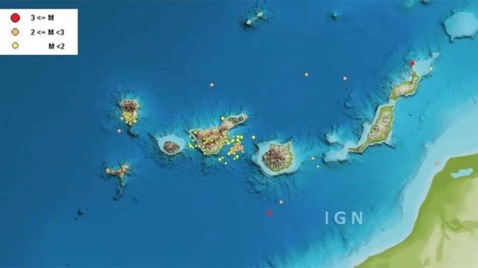 Сентябрь принёс на Канарские острова сотни землетрясений разной интенсивности Сентябрь принёс на Канарские острова сотни землетрясений разной интенсивности