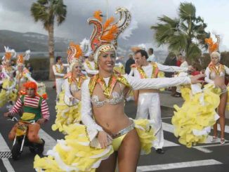 Не попали на карнавал в столице? Не всё потеряно: сегодня он будет на юге Тенерифе