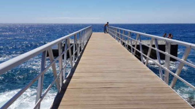 Пристань в ущелье Masca наконец-то введена в эксплуатацию после окончания работ Пристань в ущелье Masca наконец-то введена в эксплуатацию после окончания работ