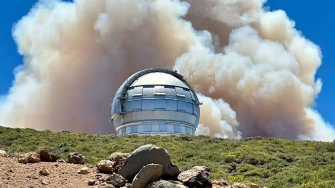 Горит многострадальная La Palma, площадь пожара превысила тысячи гектаров