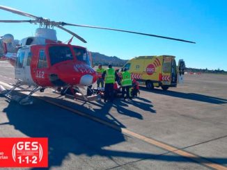 В Adeje упал парапланерист, серьёзно ранен, эвакуирован на вертолёте