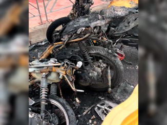 Современные вандалы: на Тенерифе подожгли стоянку мотоциклов, огромный ущерб