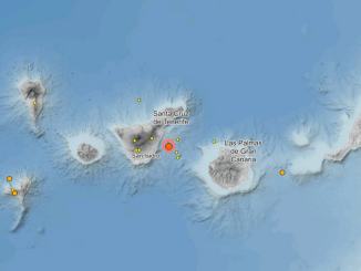 Остров Тенерифе немного встряхнуло, почувствовалось жителями