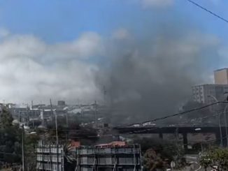 Север Тенерифе: огромный столб дыма возле TF-5 удивил сегодня водителей