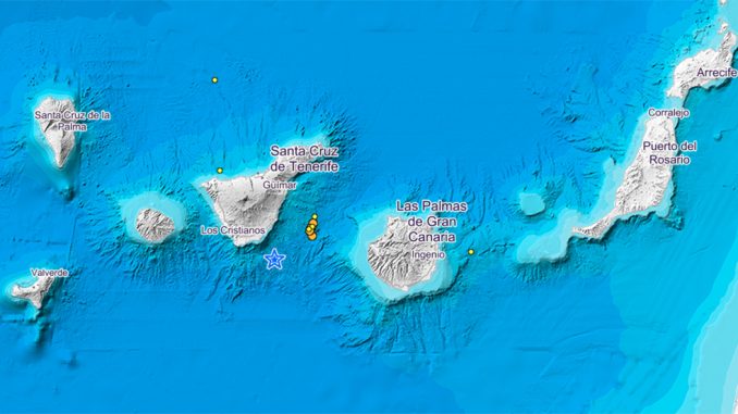 Несколько землетрясений между Тенерифе и Гран-Канария почувствовались населением Несколько землетрясений между Тенерифе и Гран-Канария почувствовались населением