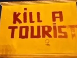 Британцев напугали граффити против туристов на юге Тенерифе