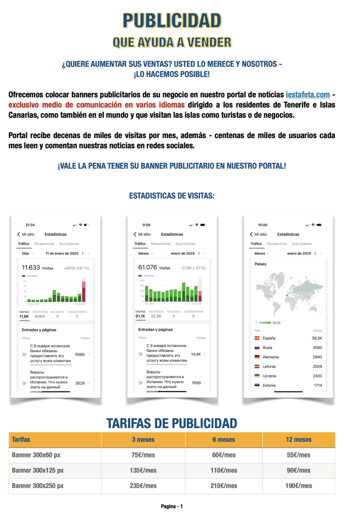 Publicidad en portal - iestafeta.com