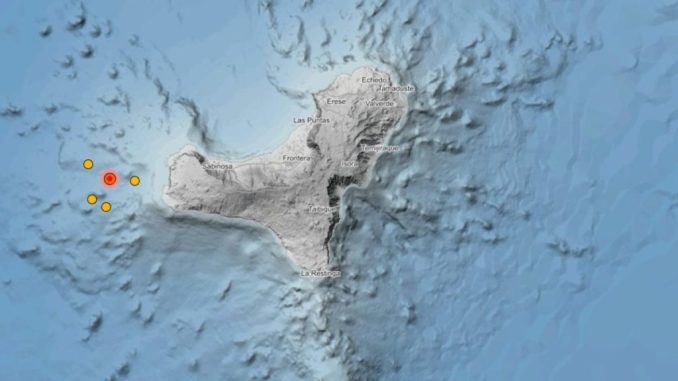 Пять землетрясений за полчаса на Канарских островах