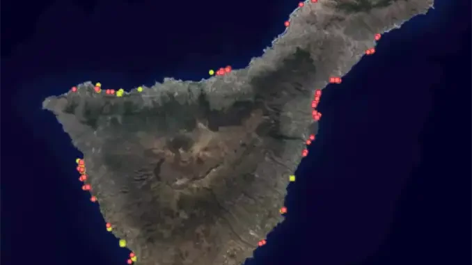 Побережье Тенерифе задыхается от фекального загрязнения Побережье Тенерифе задыхается от фекального загрязнения