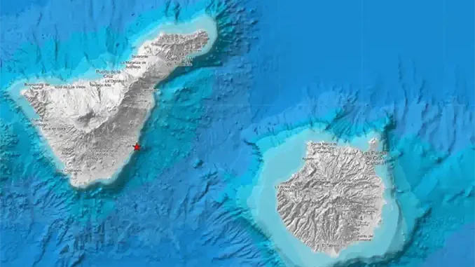 Зарегистрировано новое землетрясение на Тенерифе
