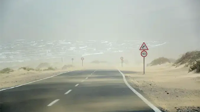 Пыль из Сахары накрывает архипелаг: концентрация превышает нормы